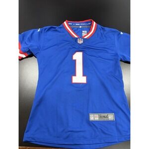 Malik Nabers Nike New York Giants Blue Alt Football Jersey Youth Large